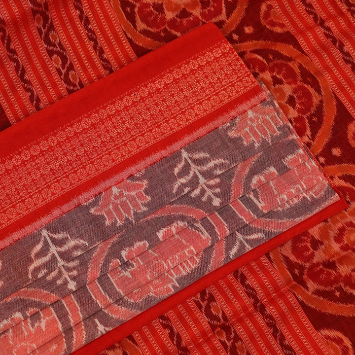 Handloom Sambalpuri Cotton Ikkat Saree Handloom Saree_Cotton Priyadarshini Handloom