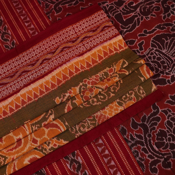Handloom Sambalpuri Cotton Ikkat Saree Handloom Saree_Cotton Priyadarshini Handloom