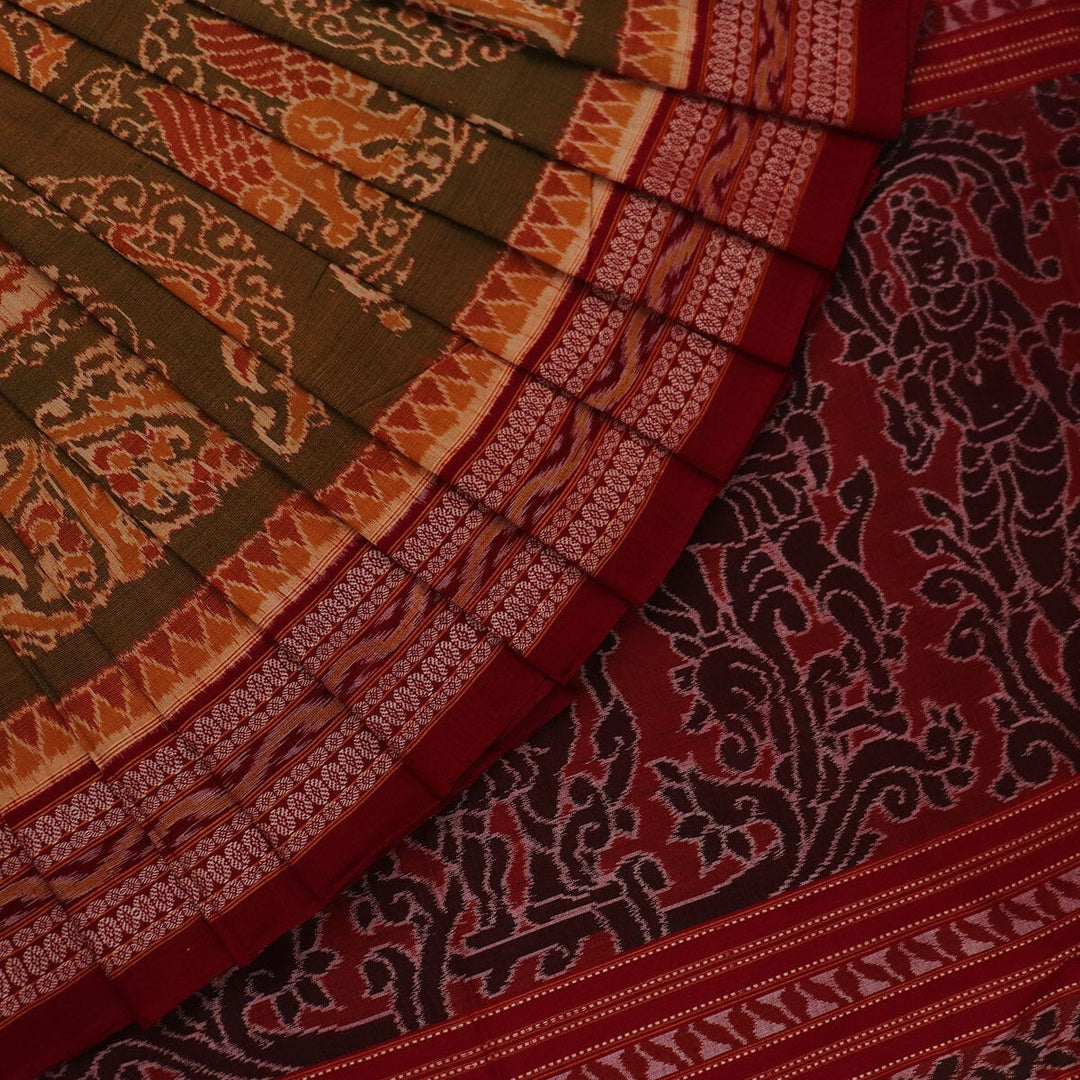 Handloom Sambalpuri Cotton Ikkat Saree Handloom Saree_Cotton Priyadarshini Handloom