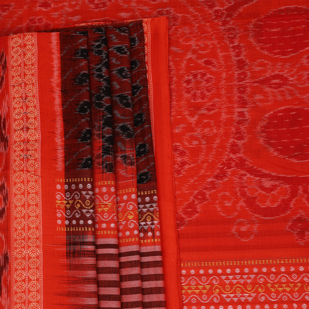 Handloom Sambalpuri Cotton Ikkat Saree Handloom Saree_Cotton Priyadarshini Handloom