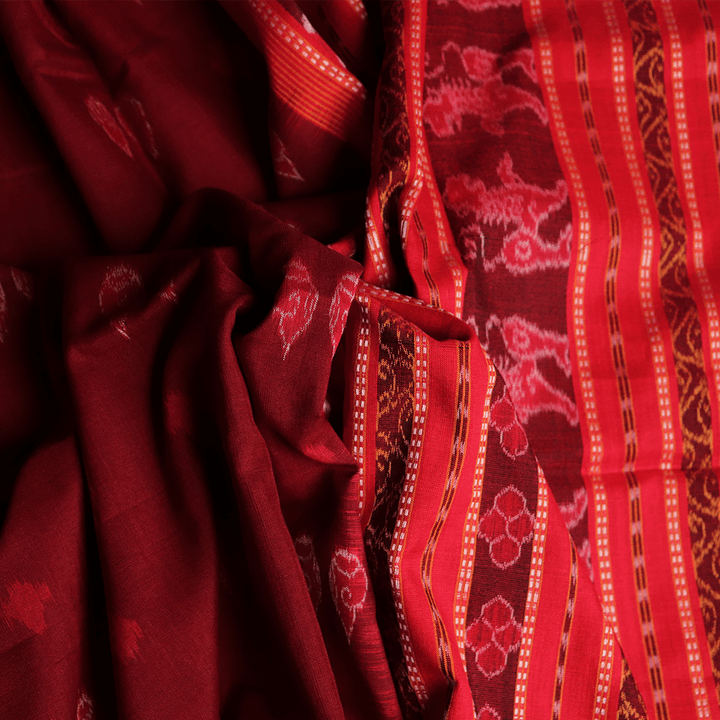 Handloom Sambalpuri Cotton Ikkat Saree Handloom Saree_Cotton Priyadarshini Handloom