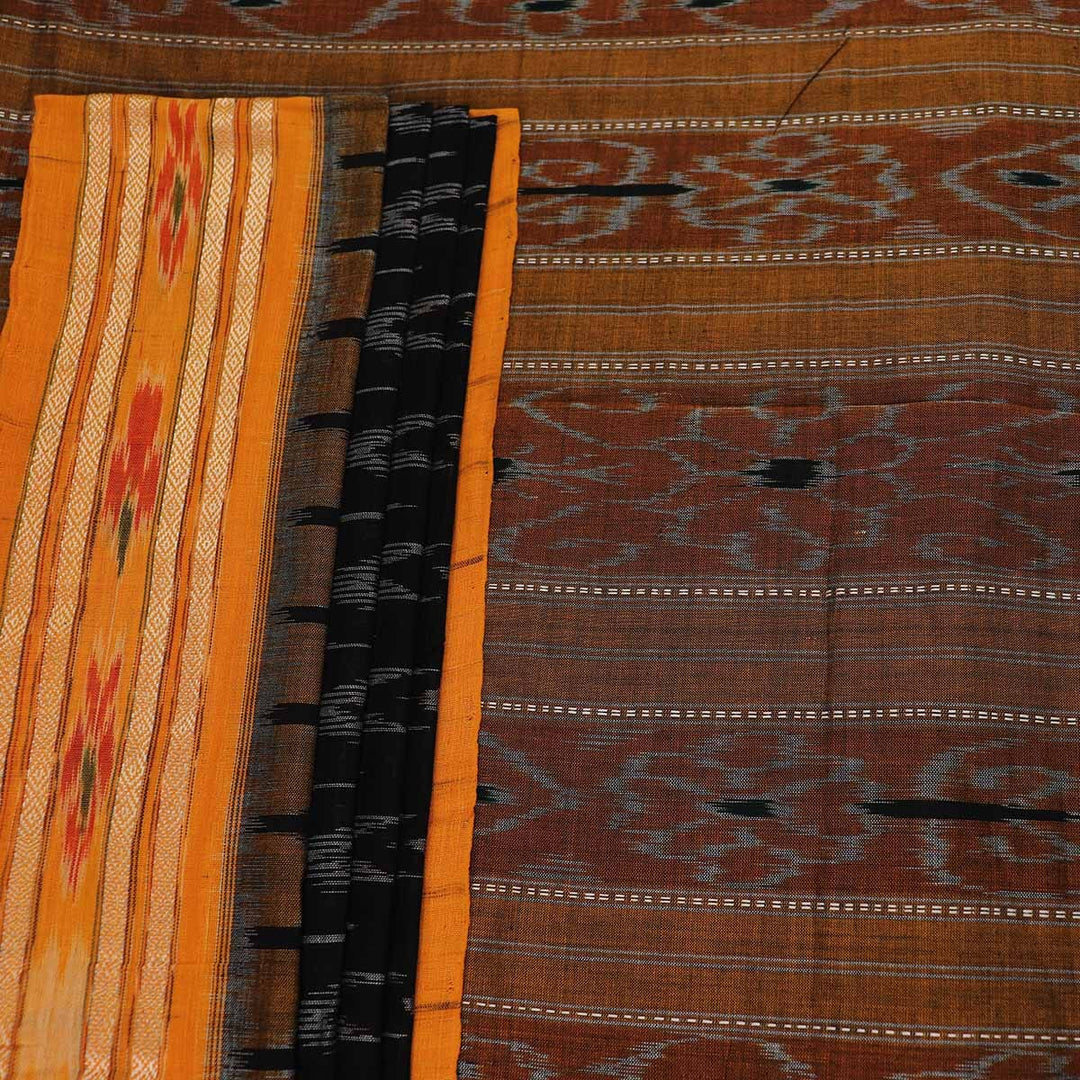 Handloom Sambalpuri Cotton Ikkat Saree Handloom Saree_Cotton Priyadarshini Handloom