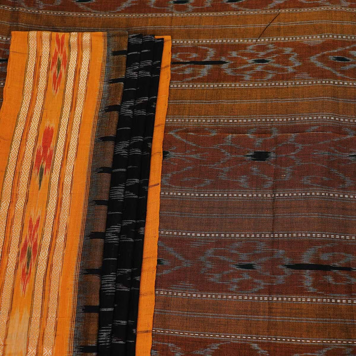 Handloom Sambalpuri Cotton Ikkat Saree Handloom Saree_Cotton Priyadarshini Handloom