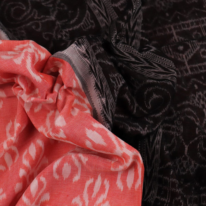 Handloom Sambalpuri Cotton Ikkat Saree Handloom Saree_Cotton Priyadarshini Handloom