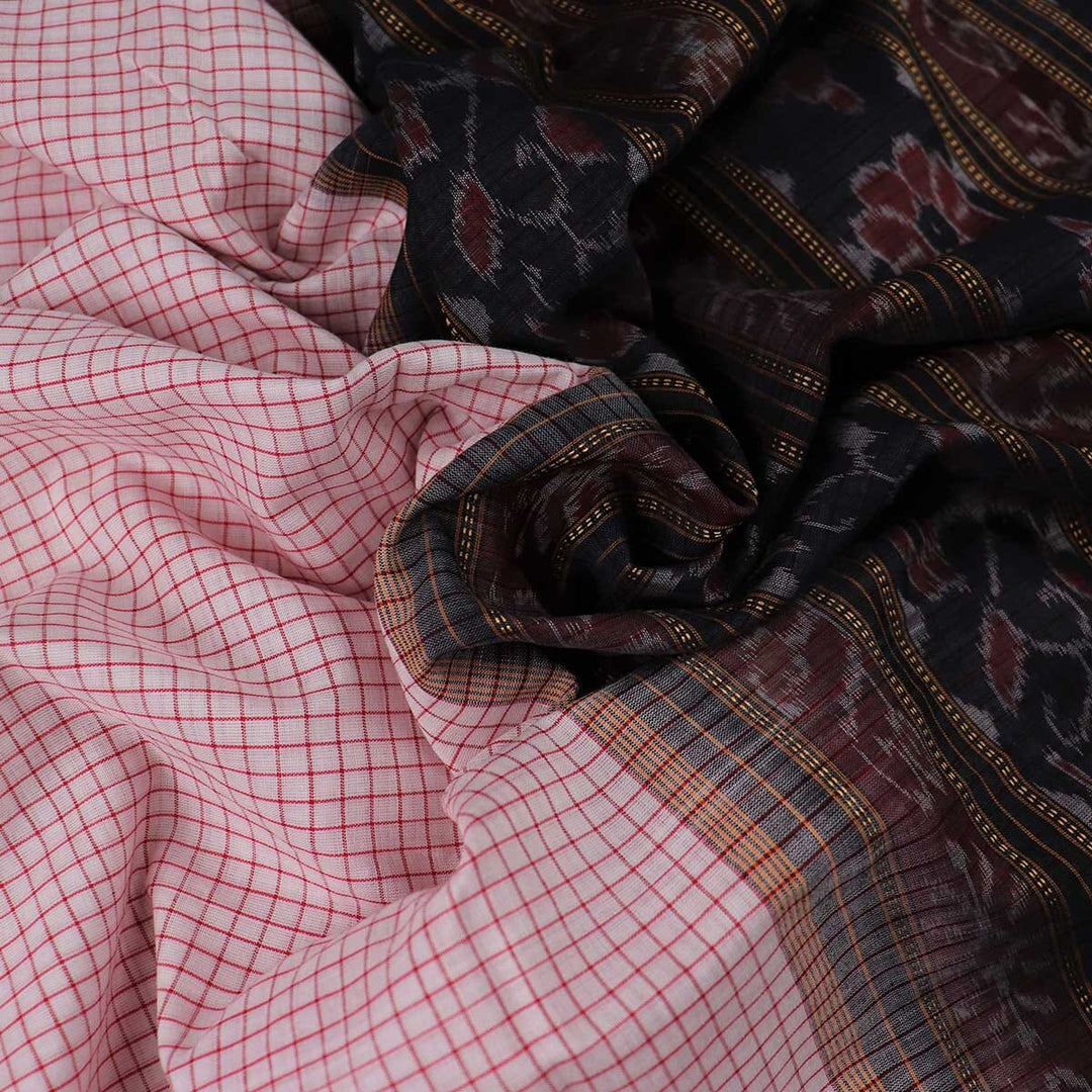 Handloom Sambalpuri Cotton Ikkat Saree Handloom Saree_Cotton Priyadarshini Handloom