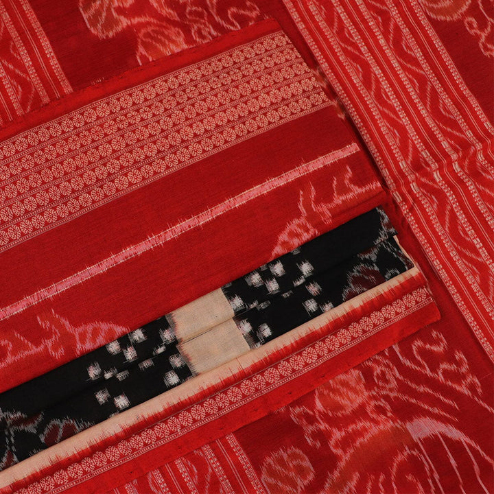 Handloom Sambalpuri Cotton Ikkat Saree Handloom Saree_Cotton Priyadarshini Handloom