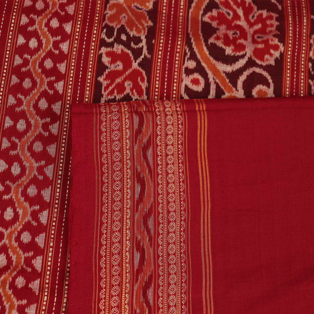 Handloom Sambalpuri Cotton Ikkat Saree Handloom Saree_Cotton Priyadarshini Handloom