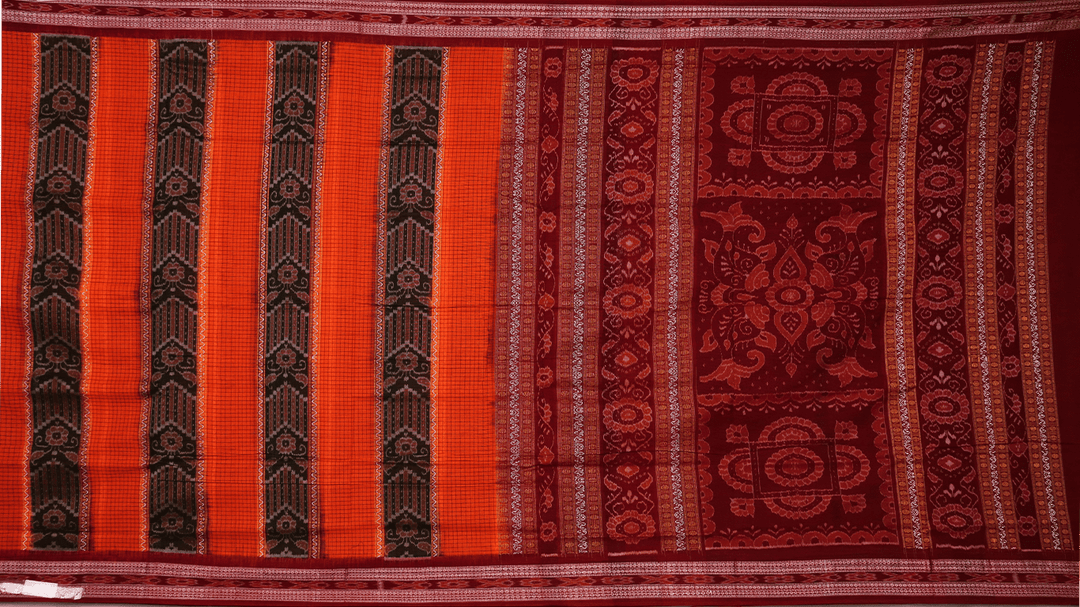 Handloom Sambalpuri Cotton Ikkat Saree Handloom Saree_Cotton Priyadarshini Handloom
