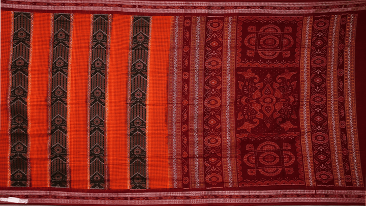 Handloom Sambalpuri Cotton Ikkat Saree Handloom Saree_Cotton Priyadarshini Handloom