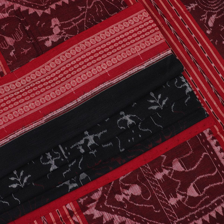 Handloom Sambalpuri Cotton Ikkat Saree Handloom Saree_Cotton Priyadarshini Handloom