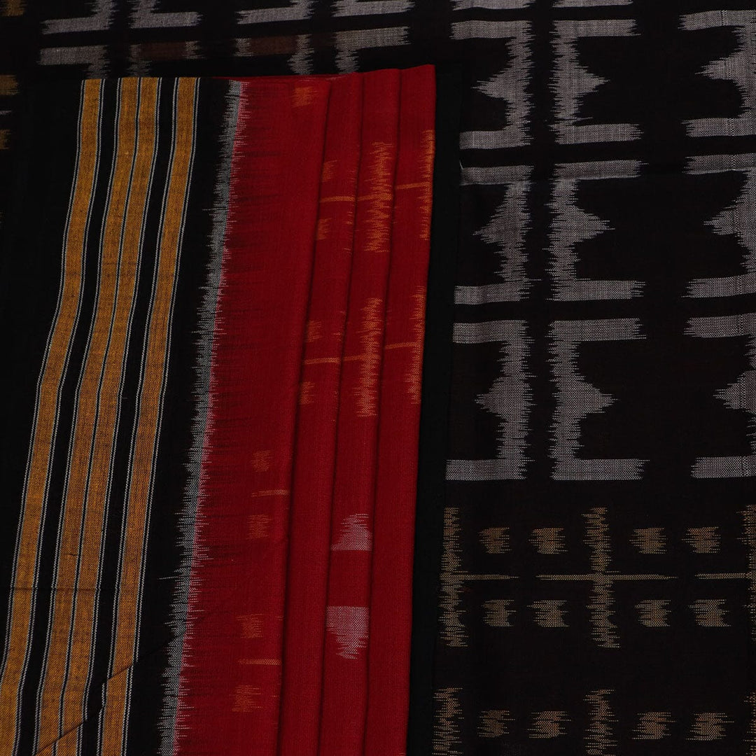 Handloom Sambalpuri Cotton Ikkat Saree Handloom Saree_Cotton Priyadarshini Handloom