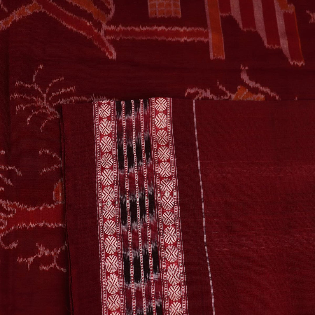 Handloom Sambalpuri Cotton Ikkat Saree Handloom Saree_Cotton Priyadarshini Handloom