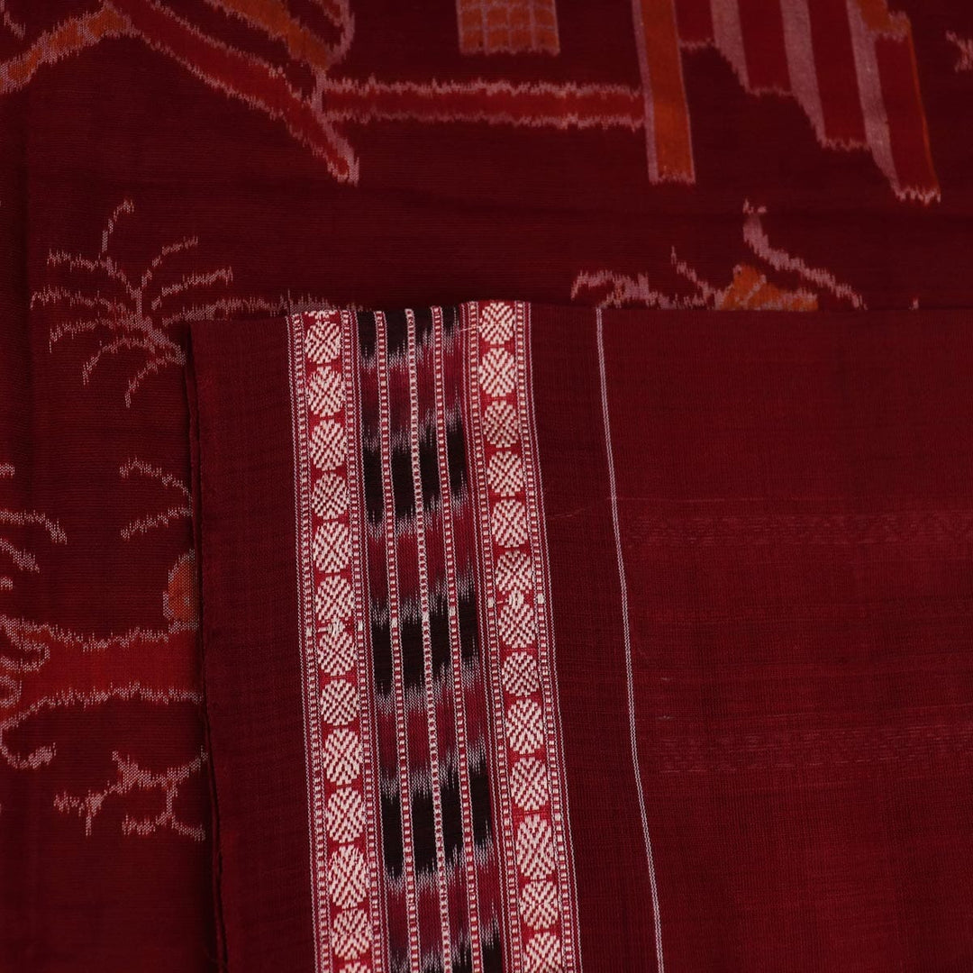 Handloom Sambalpuri Cotton Ikkat Saree Handloom Saree_Cotton Priyadarshini Handloom 