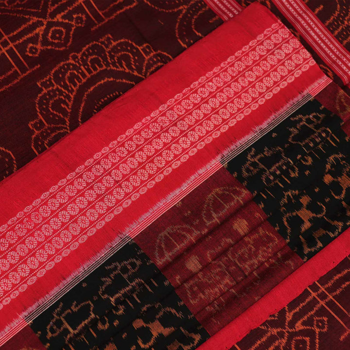 Handloom Sambalpuri Cotton Ikkat Saree Handloom Saree_Cotton Priyadarshini Handloom