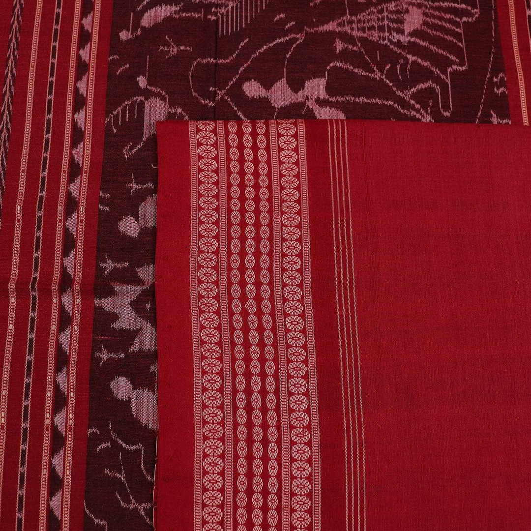 Handloom Sambalpuri Cotton Ikkat Saree Handloom Saree_Cotton Priyadarshini Handloom