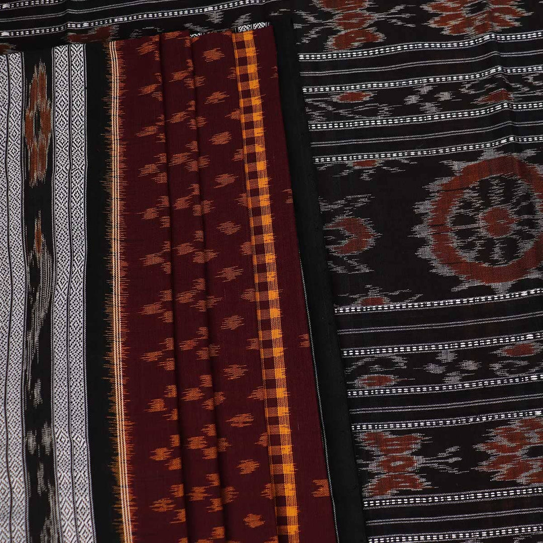 Handloom Sambalpuri Cotton Ikkat Saree Handloom Saree_Cotton Priyadarshini Handloom