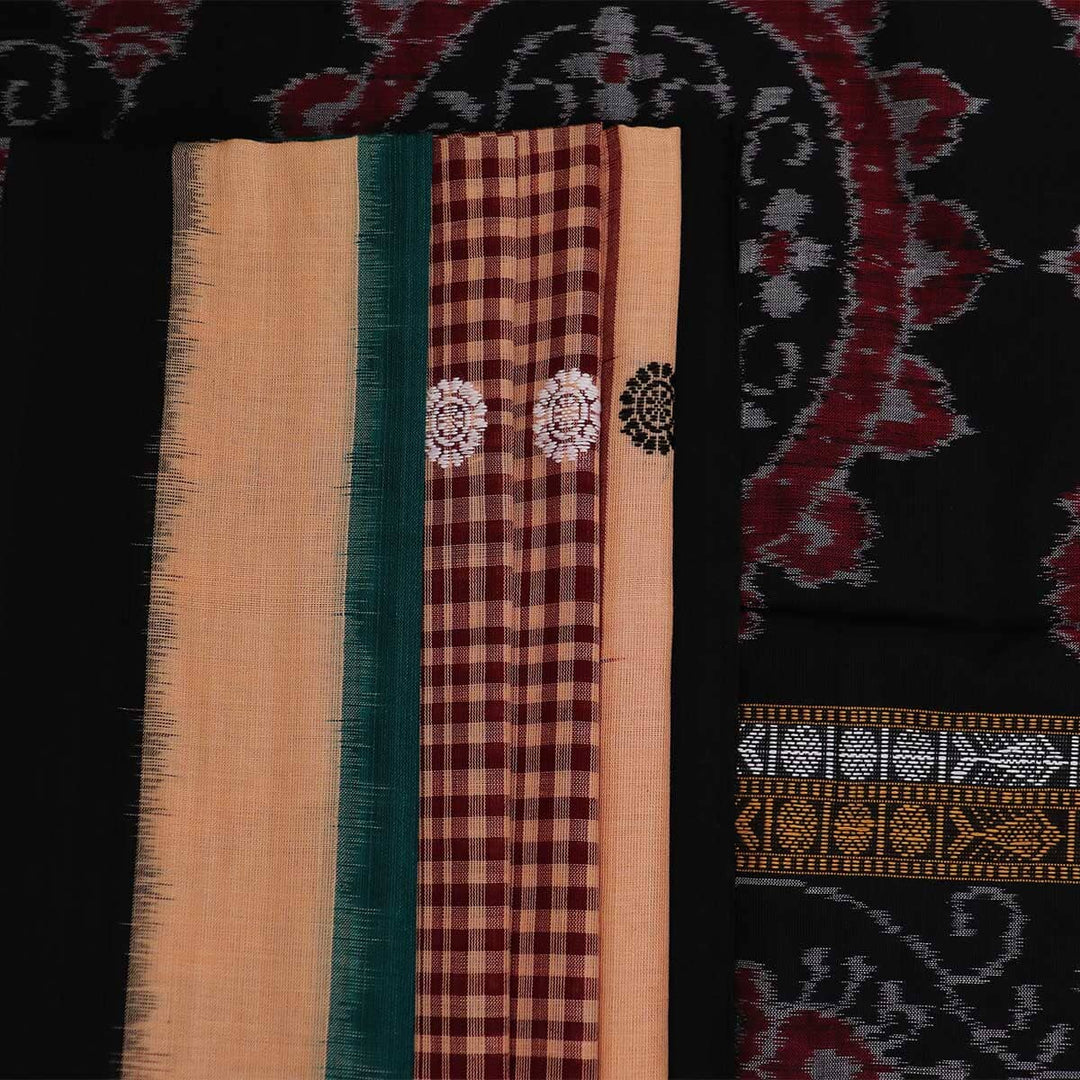 Handloom Sambalpuri Cotton Ikkat Saree Handloom Saree_Cotton Priyadarshini Handloom