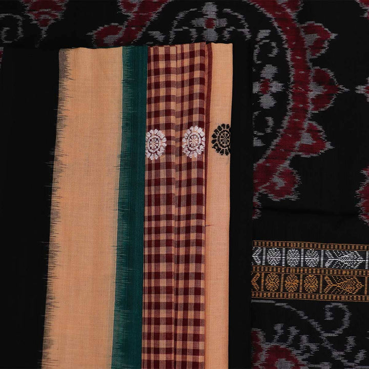 Handloom Sambalpuri Cotton Ikkat Saree Handloom Saree_Cotton Priyadarshini Handloom 