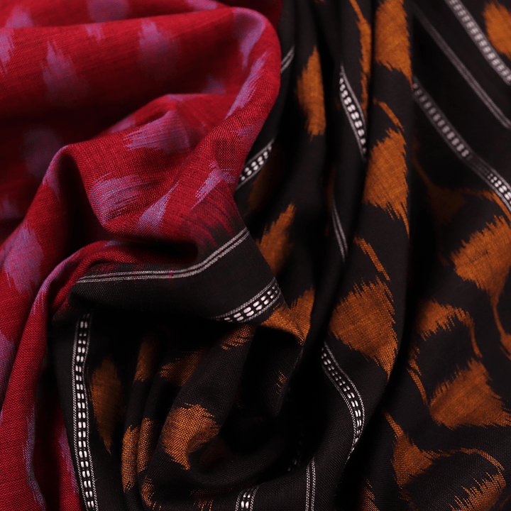 Handloom Sambalpuri Cotton Ikkat Saree Handloom Saree_Cotton Priyadarshini Handloom