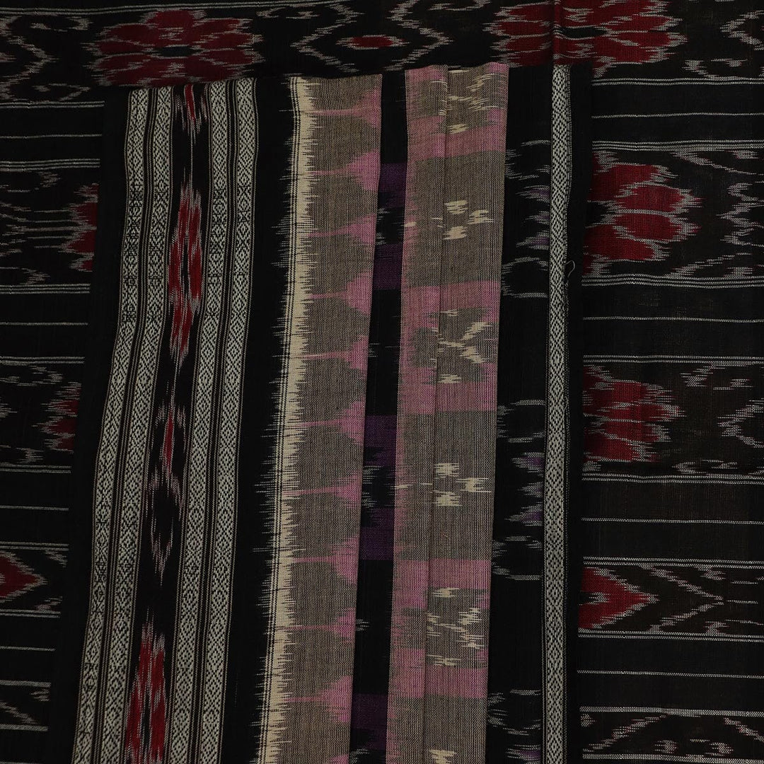 Handloom Sambalpuri Cotton Ikkat Saree Handloom Saree_Cotton Priyadarshini Handloom