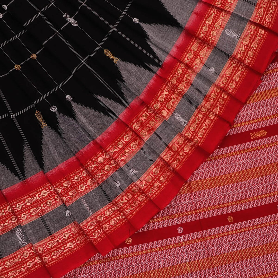 Handloom Sambalpuri Cotton Ikkat Saree Handloom Saree_Cotton Priyadarshini Handloom