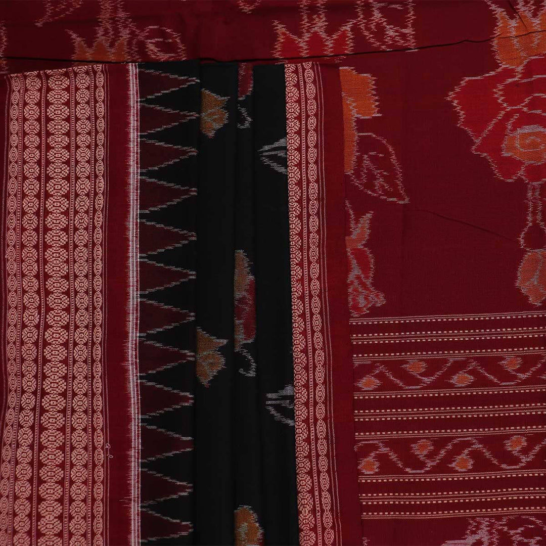 Handloom Sambalpuri Cotton Ikkat Saree Handloom Saree_Cotton Priyadarshini Handloom 