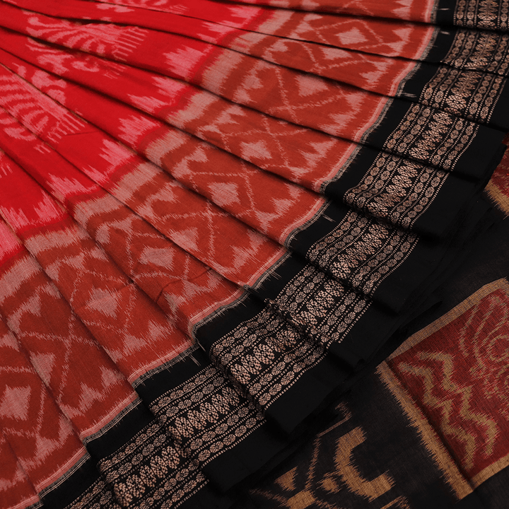 Handloom Sambalpuri Cotton Ikkat Saree Handloom Saree_Cotton Priyadarshini Handloom
