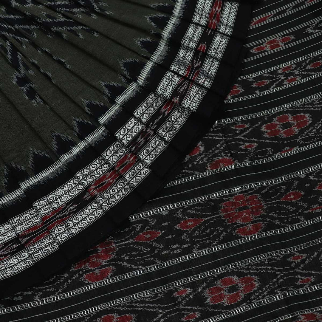 Handloom Sambalpuri Cotton Ikkat Saree Handloom Saree_Cotton Priyadarshini Handloom