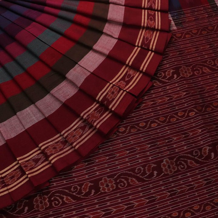 Handloom Sambalpuri Cotton Ikkat Saree Handloom Saree_Cotton Priyadarshini Handloom