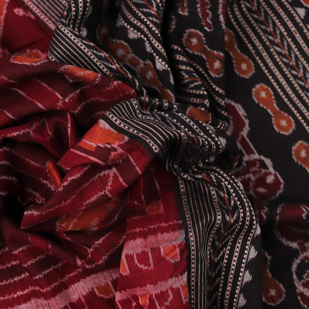 Handloom Sambalpuri Cotton Ikkat Saree Handloom Saree_Cotton Priyadarshini Handloom
