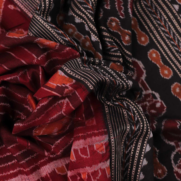 Handloom Sambalpuri Cotton Ikkat Saree Handloom Saree_Cotton Priyadarshini Handloom