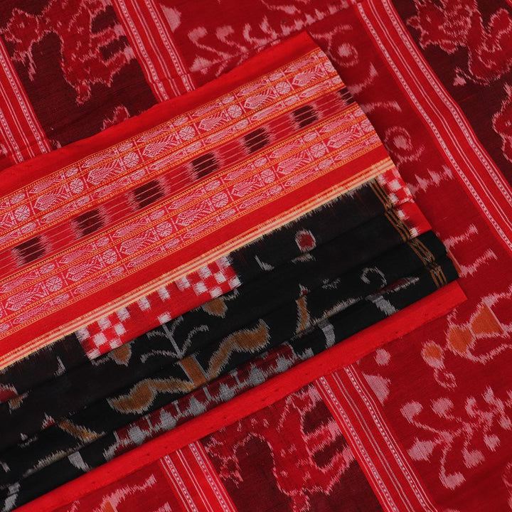 Handloom Sambalpuri Cotton Ikkat Saree Handloom Saree_Cotton Priyadarshini Handloom
