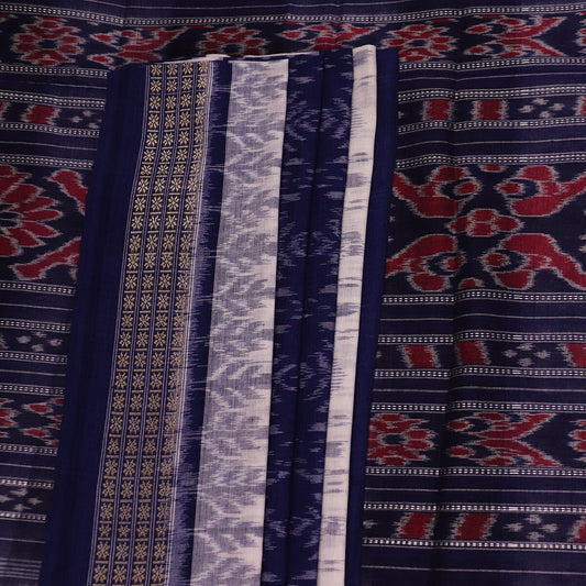 Handloom Sambalpuri Cotton Ikkat Saree Handloom Saree_Cotton Priyadarshini Handloom