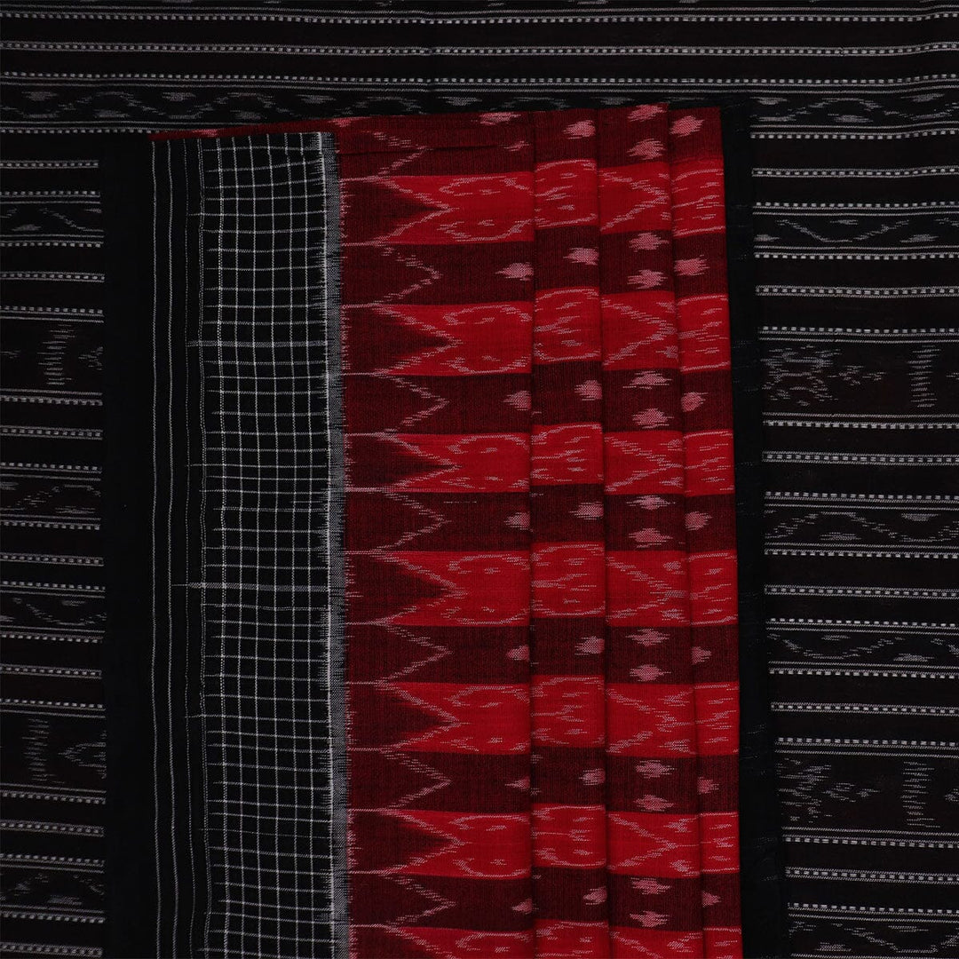 Handloom Sambalpuri Cotton Ikkat Saree Handloom Saree_Cotton Priyadarshini Handloom