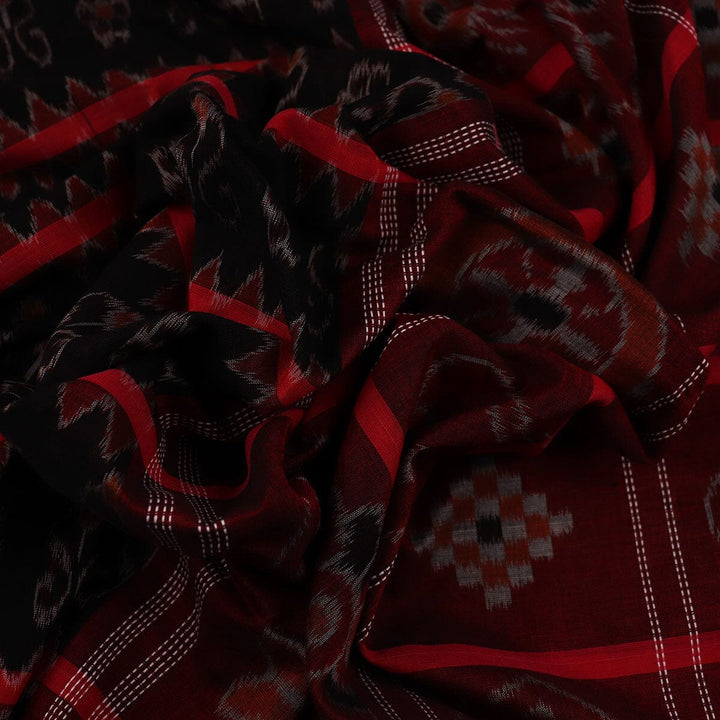 Handloom Sambalpuri Cotton Ikkat Saree Handloom Saree_Cotton Priyadarshini Handloom