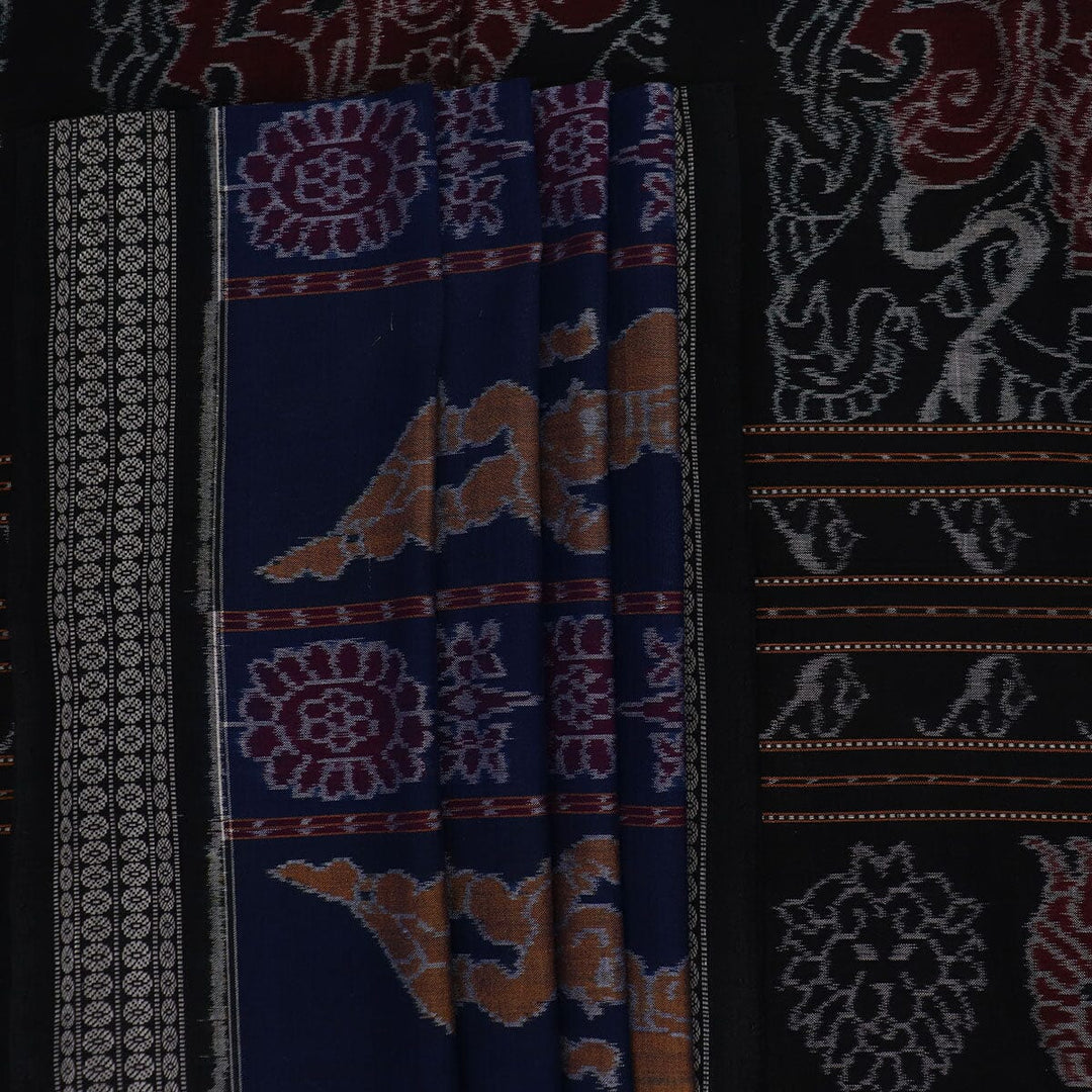 Handloom Sambalpuri Cotton Ikkat Saree Handloom Saree_Cotton Priyadarshini Handloom