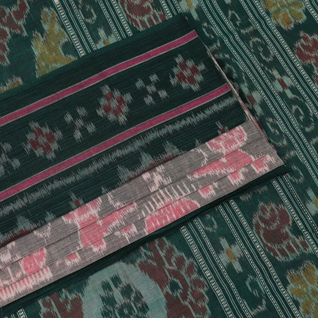 Handloom Sambalpuri Cotton Ikkat Saree Handloom Saree_Cotton Priyadarshini Handloom