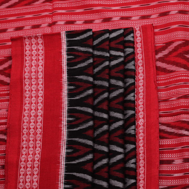 Handloom Sambalpuri Cotton Ikkat Saree Handloom Saree_Cotton Priyadarshini Handloom