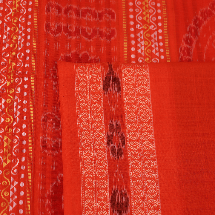 Handloom Sambalpuri Cotton Ikkat Saree Handloom Saree_Cotton Priyadarshini Handloom