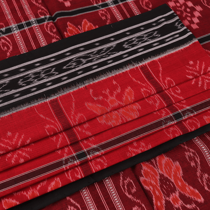 Handloom Sambalpuri Cotton Ikkat Saree Handloom Saree_Cotton Priyadarshini Handloom