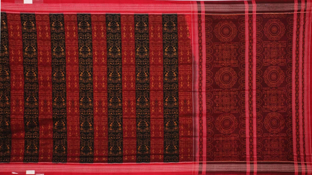 Handloom Sambalpuri Cotton Ikkat Saree Handloom Saree_Cotton Priyadarshini Handloom