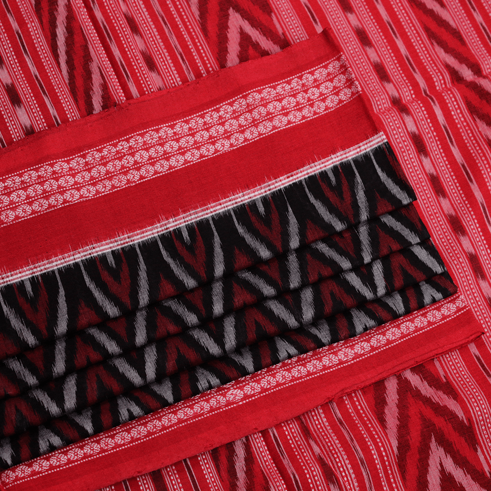 Handloom Sambalpuri Cotton Ikkat Saree Handloom Saree_Cotton Priyadarshini Handloom