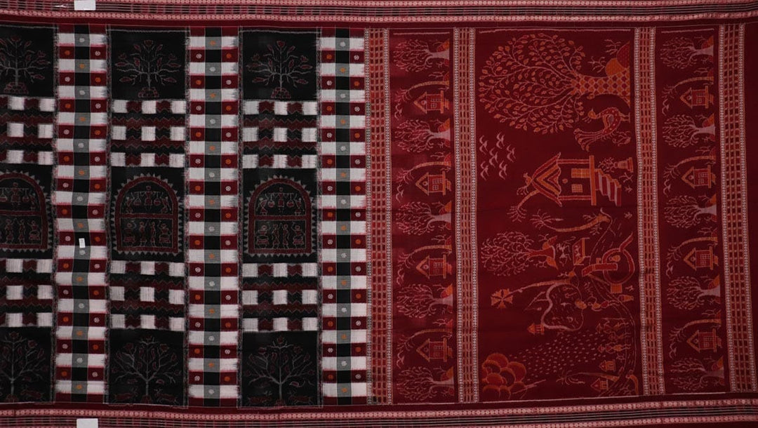 Handloom Sambalpuri Cotton Ikkat Saree Handloom Saree_Cotton Priyadarshini Handloom