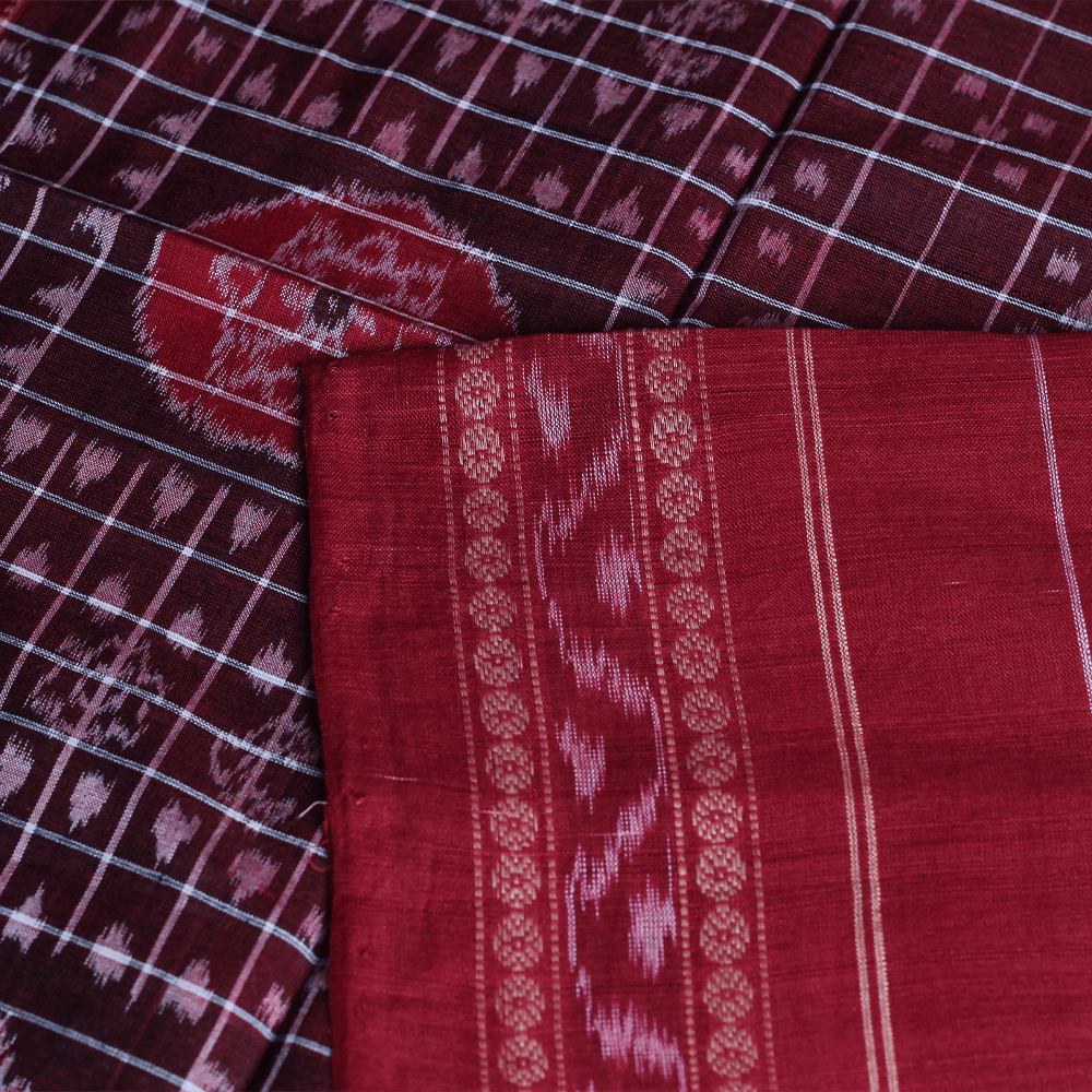 Handloom Sambalpuri Cotton Ikkat Saree Handloom Saree_Cotton Priyadarshini Handloom