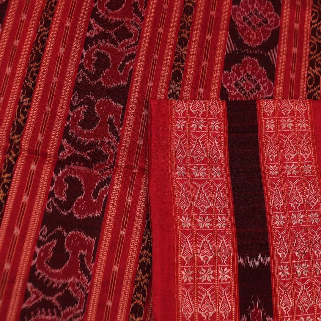 Handloom Sambalpuri Cotton Ikkat Saree Handloom Saree_Cotton Priyadarshini Handloom