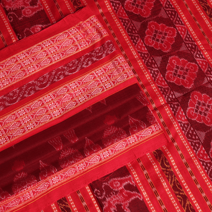 Handloom Sambalpuri Cotton Ikkat Saree Handloom Saree_Cotton Priyadarshini Handloom