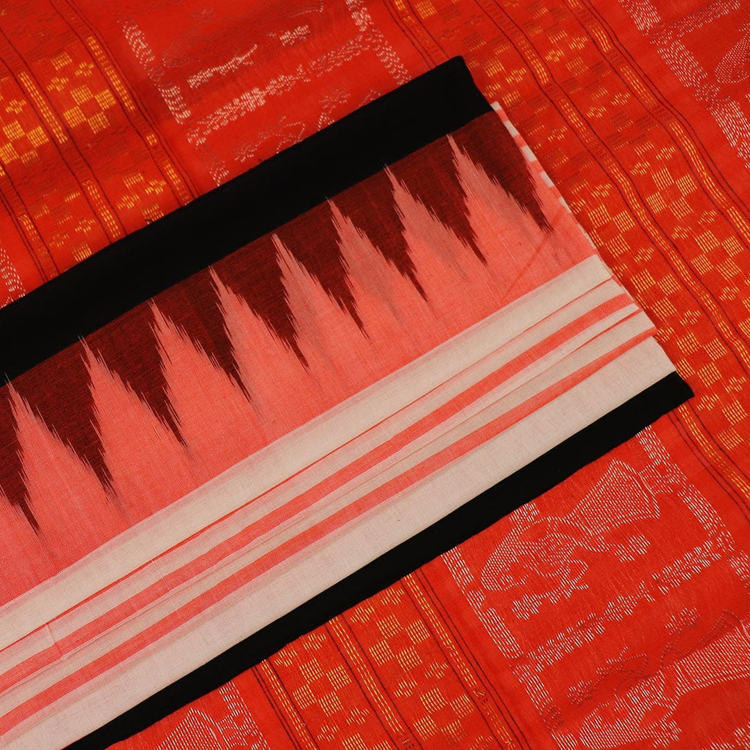 Handloom Sambalpuri Cotton Ikkat Saree Handloom Saree_Cotton Priyadarshini Handloom