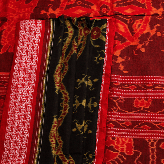 Handloom Sambalpuri Cotton Ikkat Saree Handloom Saree_Cotton Priyadarshini Handloom
