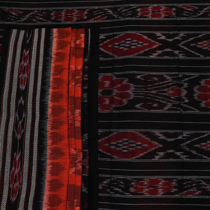 Handloom Sambalpuri Cotton Ikkat Saree Handloom Saree_Cotton Priyadarshini Handloom