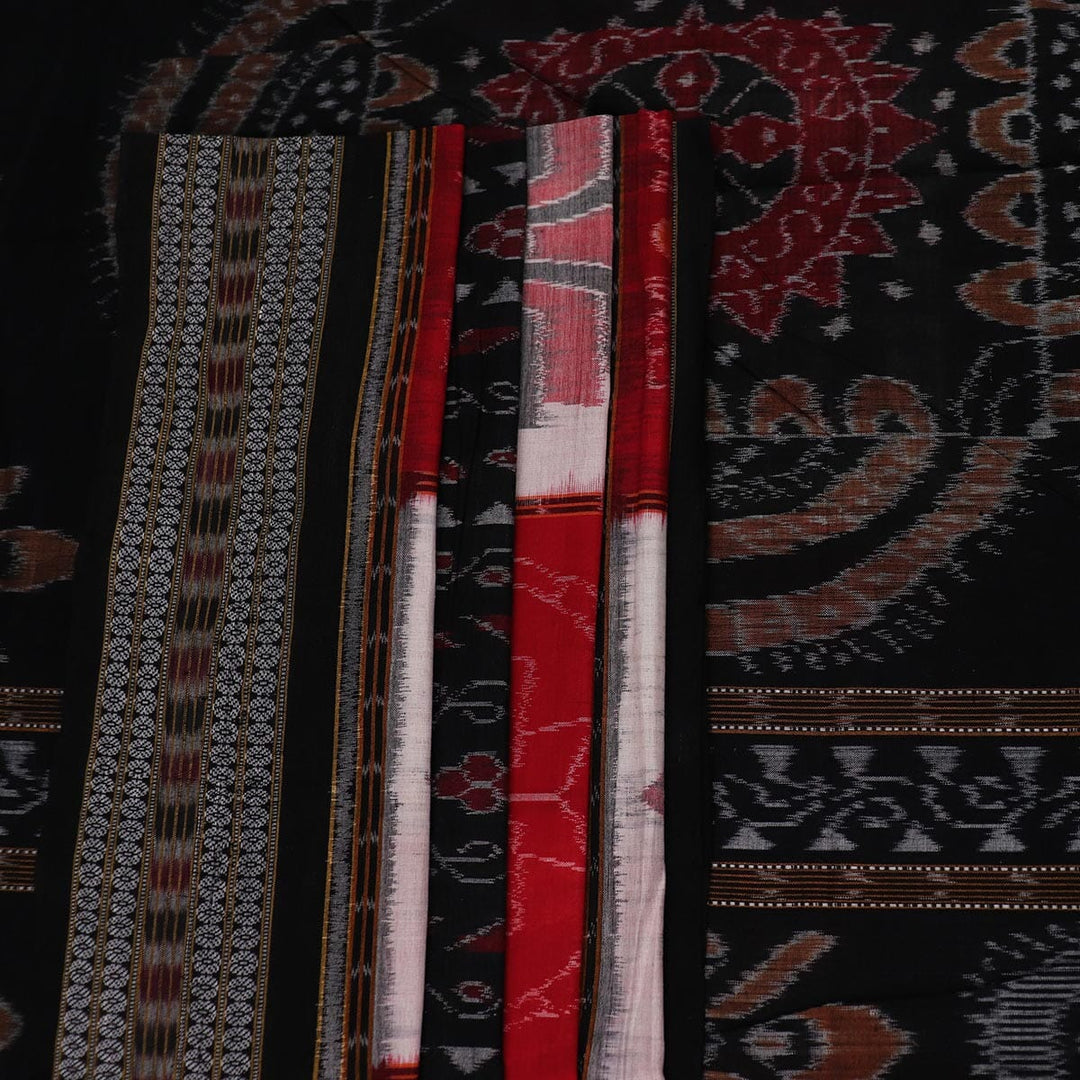 Handloom Sambalpuri Cotton Ikkat Saree Handloom Saree_Cotton Priyadarshini Handloom